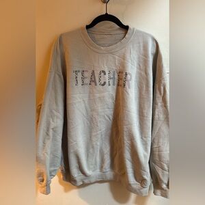 Gray Teacher Sweatshirt